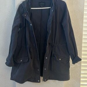Lucky brand cargo jacket with hood size L